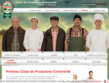 Tablet Screenshot of clubedeprodutores.continente.pt